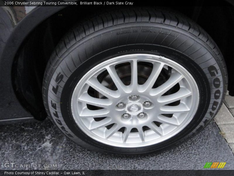Brilliant Black / Dark Slate Gray 2006 Chrysler Sebring Touring Convertible