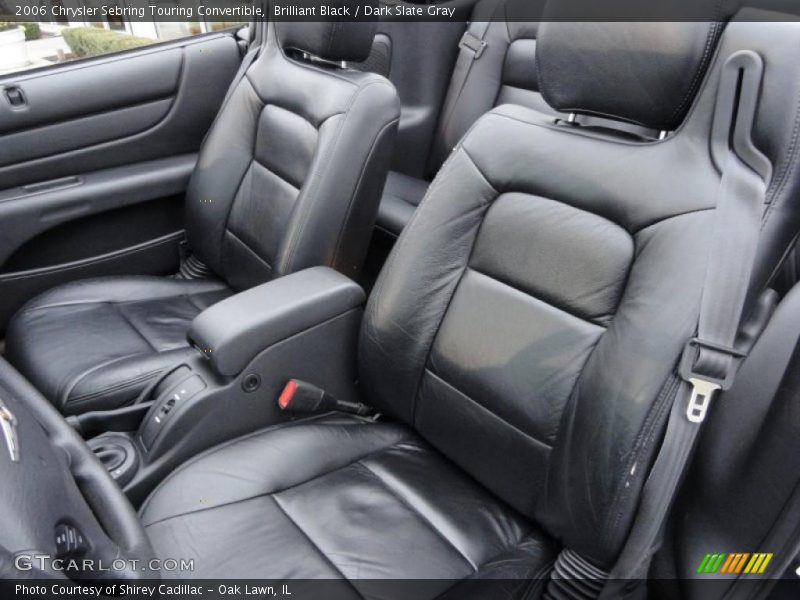 Brilliant Black / Dark Slate Gray 2006 Chrysler Sebring Touring Convertible