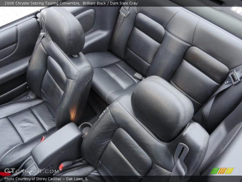 Brilliant Black / Dark Slate Gray 2006 Chrysler Sebring Touring Convertible
