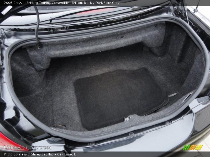 Brilliant Black / Dark Slate Gray 2006 Chrysler Sebring Touring Convertible