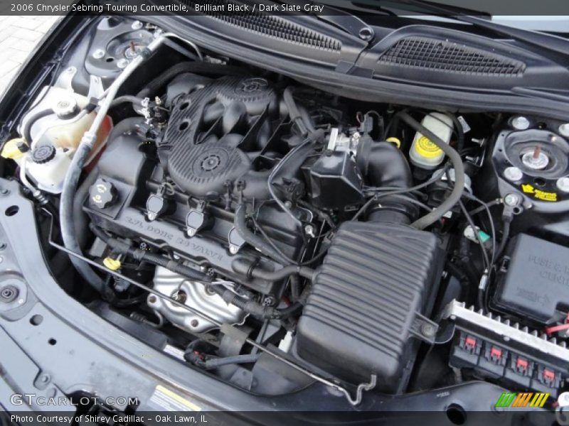 Brilliant Black / Dark Slate Gray 2006 Chrysler Sebring Touring Convertible
