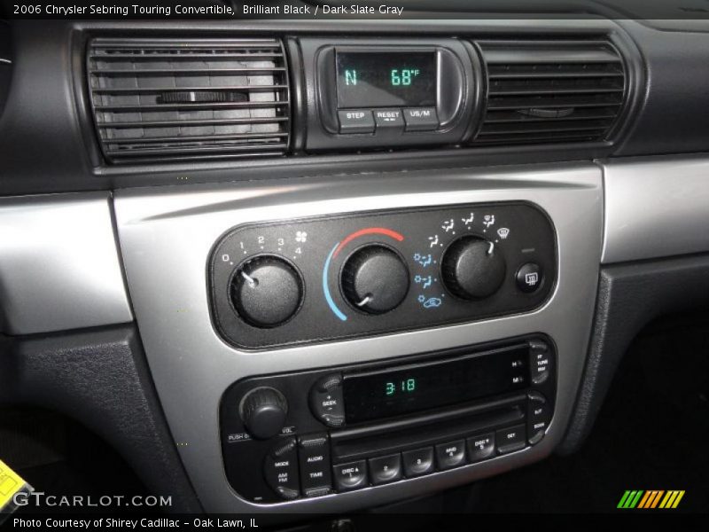 Brilliant Black / Dark Slate Gray 2006 Chrysler Sebring Touring Convertible