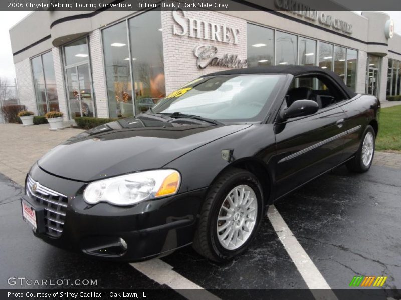 Brilliant Black / Dark Slate Gray 2006 Chrysler Sebring Touring Convertible