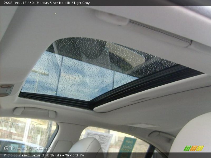 Mercury Silver Metallic / Light Gray 2008 Lexus LS 460