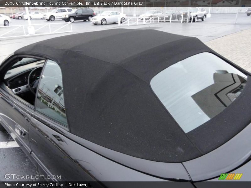Brilliant Black / Dark Slate Gray 2006 Chrysler Sebring Touring Convertible