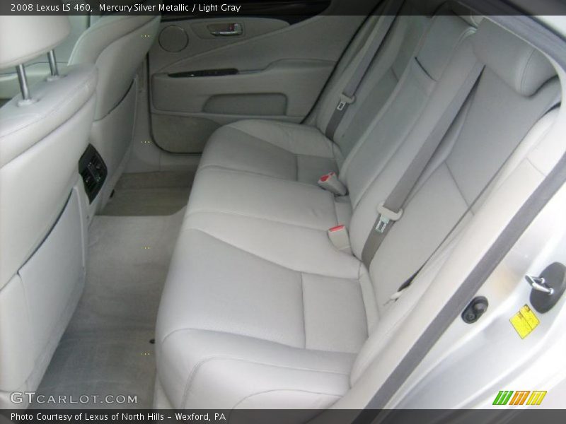 Mercury Silver Metallic / Light Gray 2008 Lexus LS 460
