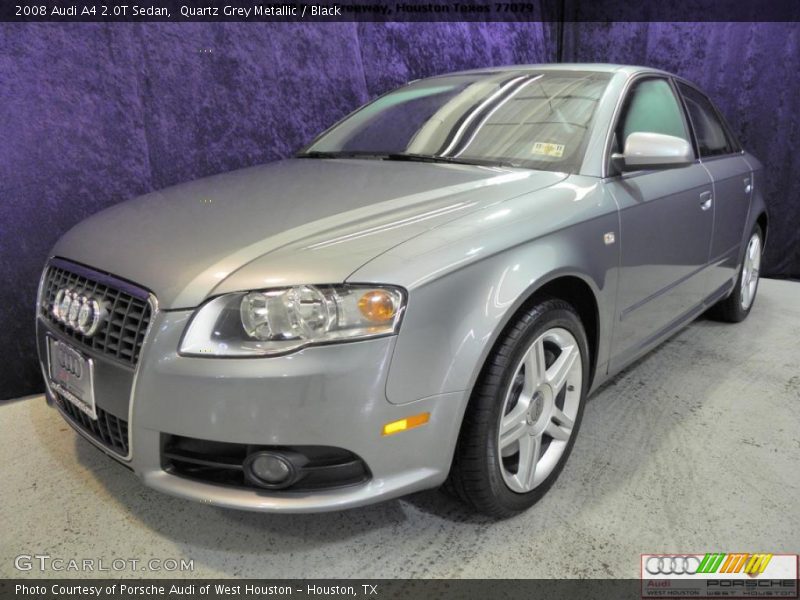Quartz Grey Metallic / Black 2008 Audi A4 2.0T Sedan