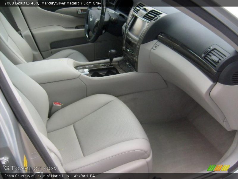 Mercury Silver Metallic / Light Gray 2008 Lexus LS 460