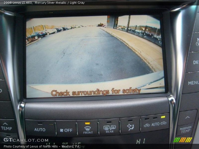 Mercury Silver Metallic / Light Gray 2008 Lexus LS 460