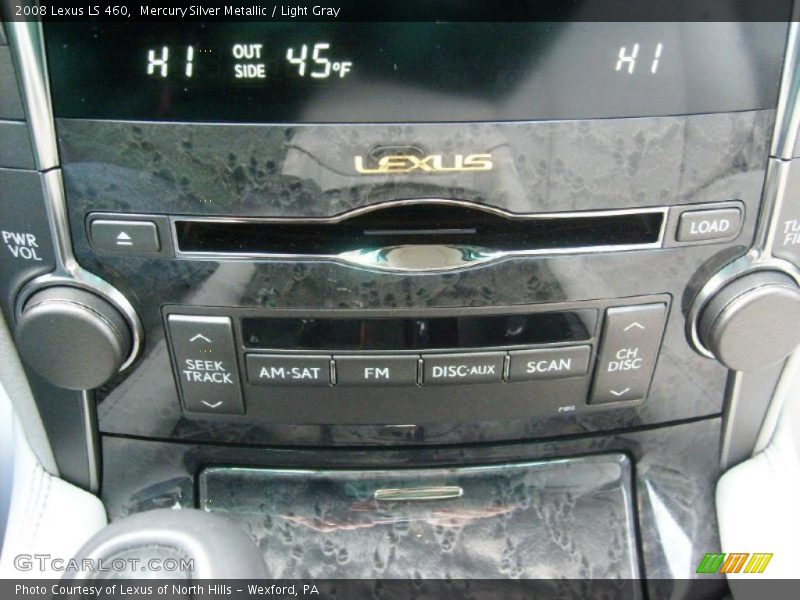 Mercury Silver Metallic / Light Gray 2008 Lexus LS 460