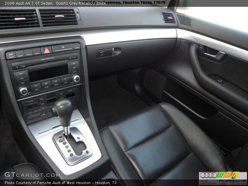 Quartz Grey Metallic / Black 2008 Audi A4 2.0T Sedan