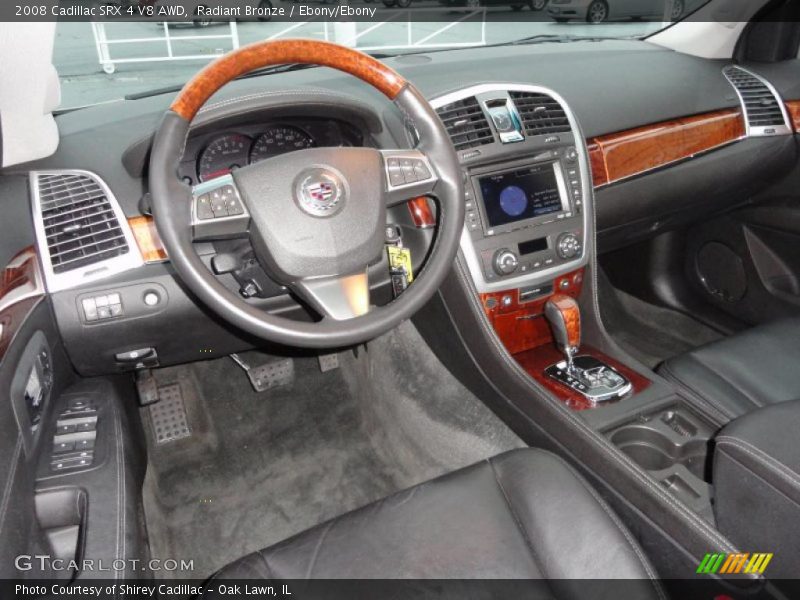 Ebony/Ebony Interior - 2008 SRX 4 V8 AWD 