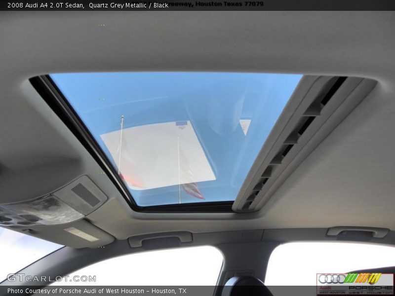 Quartz Grey Metallic / Black 2008 Audi A4 2.0T Sedan