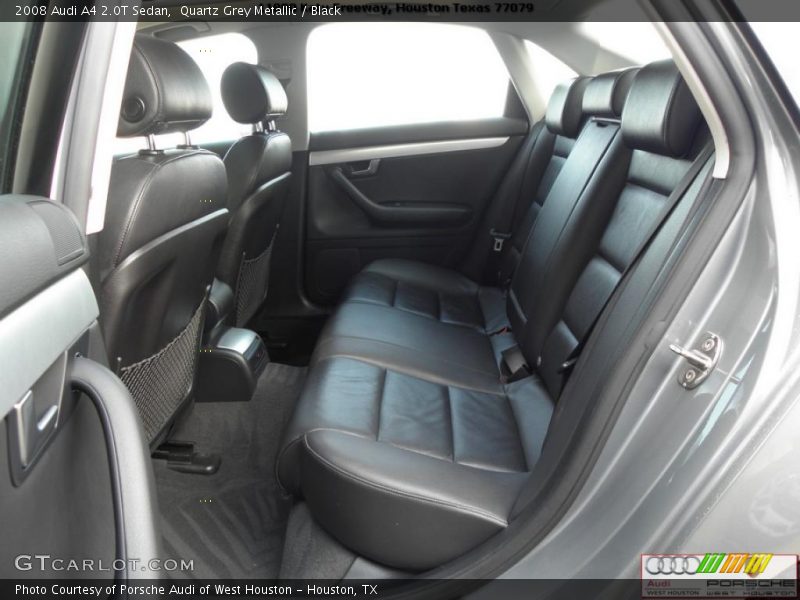 Quartz Grey Metallic / Black 2008 Audi A4 2.0T Sedan