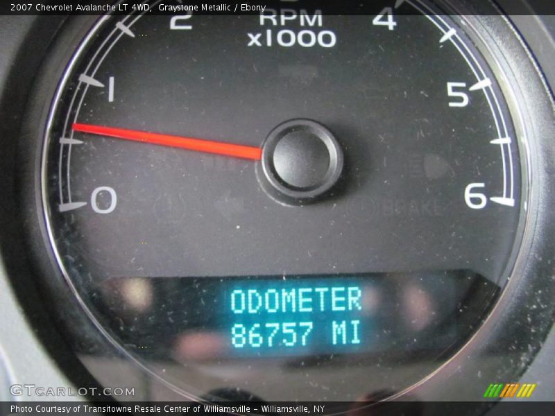 Graystone Metallic / Ebony 2007 Chevrolet Avalanche LT 4WD