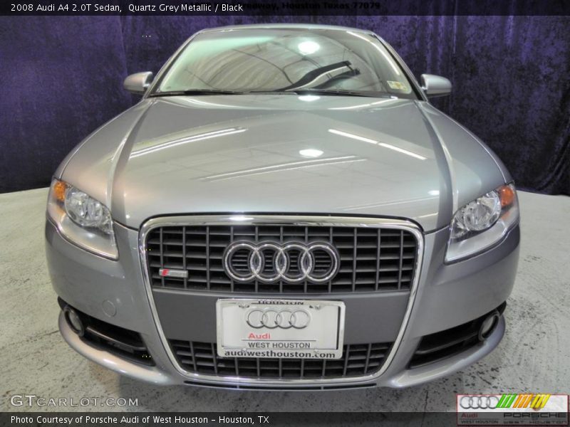 Quartz Grey Metallic / Black 2008 Audi A4 2.0T Sedan