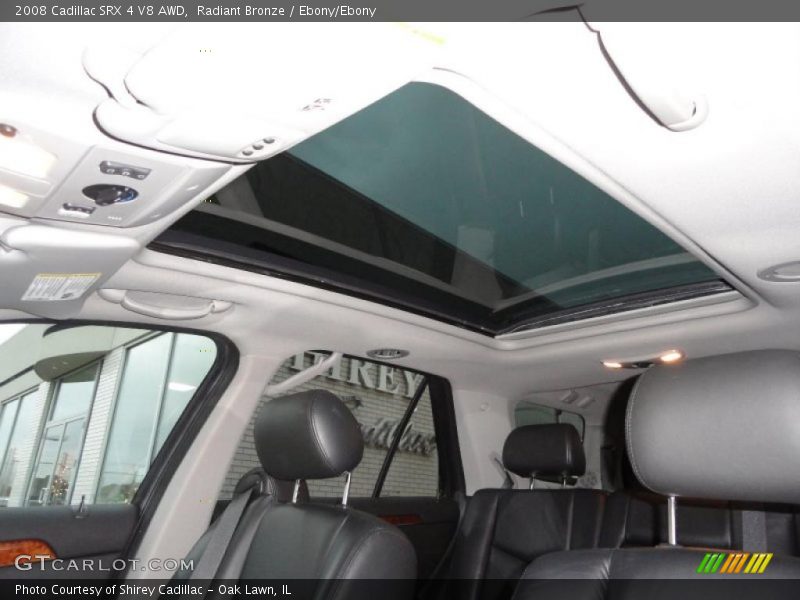 Sunroof of 2008 SRX 4 V8 AWD