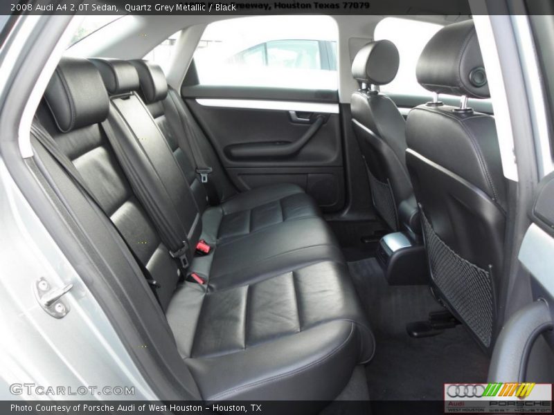 Quartz Grey Metallic / Black 2008 Audi A4 2.0T Sedan