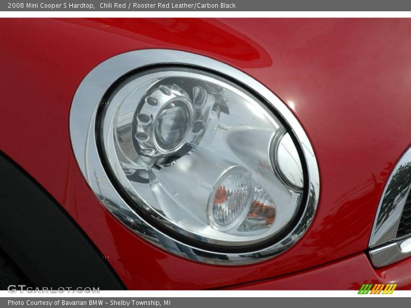 Chili Red / Rooster Red Leather/Carbon Black 2008 Mini Cooper S Hardtop