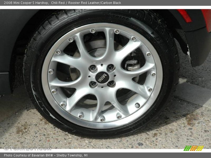 Chili Red / Rooster Red Leather/Carbon Black 2008 Mini Cooper S Hardtop