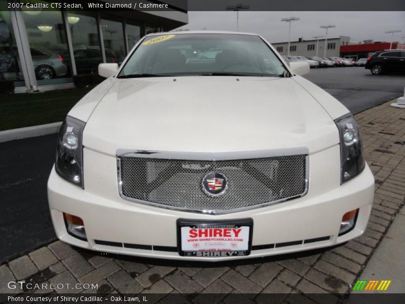 White Diamond / Cashmere 2007 Cadillac CTS Sedan