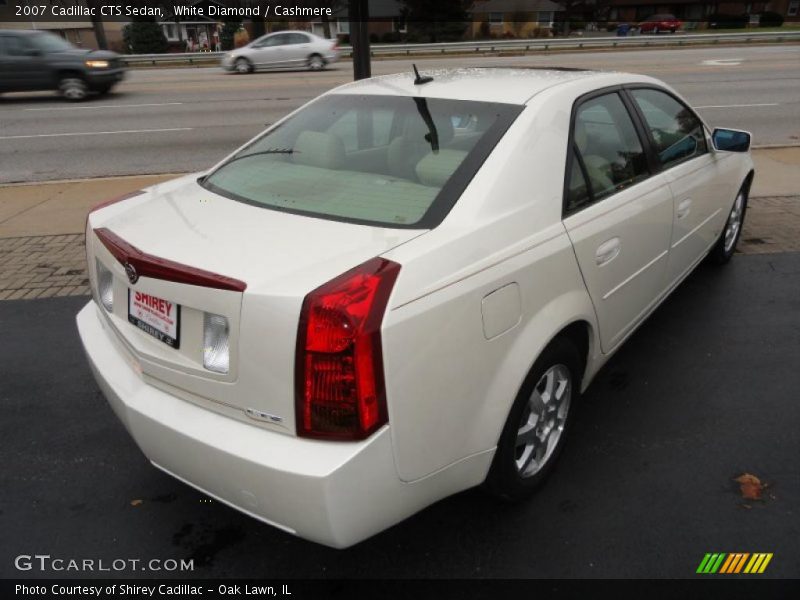White Diamond / Cashmere 2007 Cadillac CTS Sedan