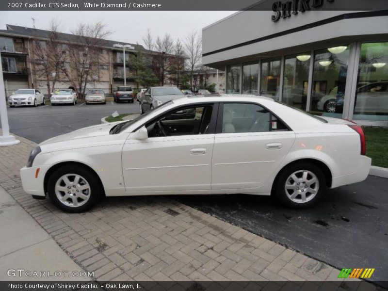 White Diamond / Cashmere 2007 Cadillac CTS Sedan