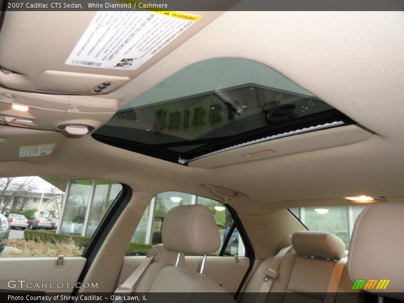 White Diamond / Cashmere 2007 Cadillac CTS Sedan