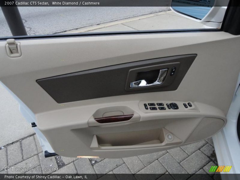 White Diamond / Cashmere 2007 Cadillac CTS Sedan