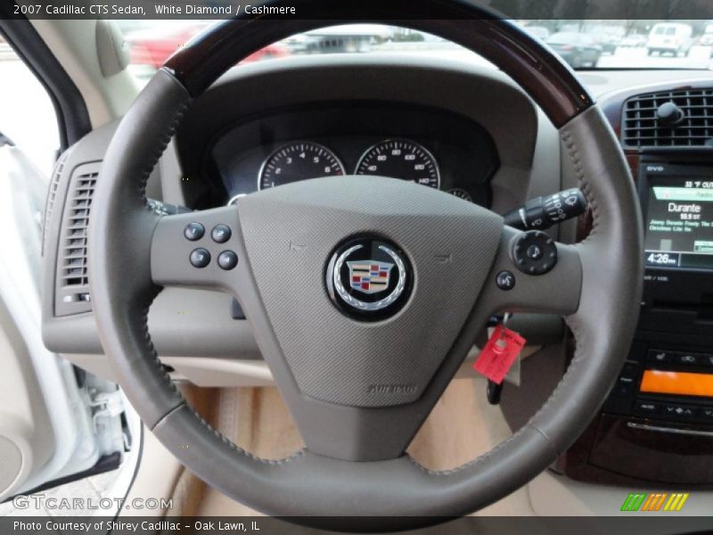White Diamond / Cashmere 2007 Cadillac CTS Sedan