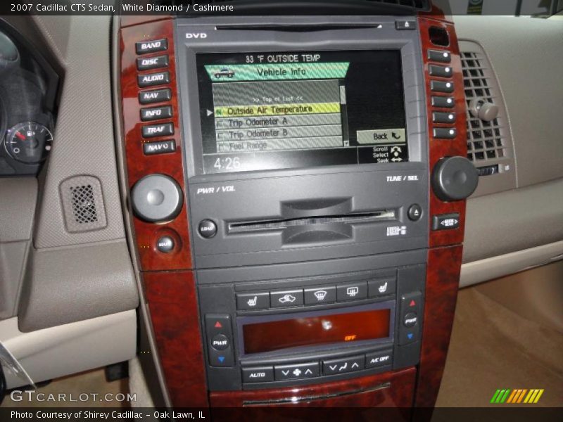 White Diamond / Cashmere 2007 Cadillac CTS Sedan