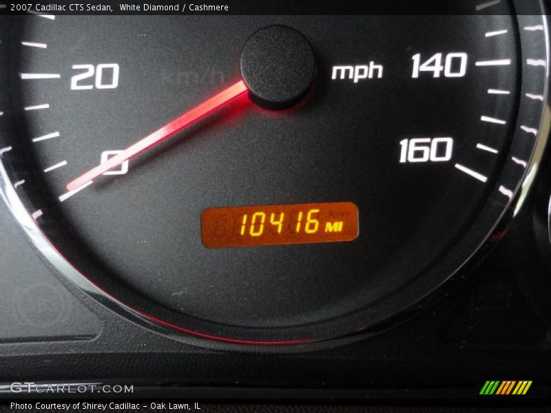 White Diamond / Cashmere 2007 Cadillac CTS Sedan