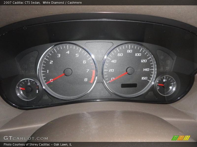 White Diamond / Cashmere 2007 Cadillac CTS Sedan