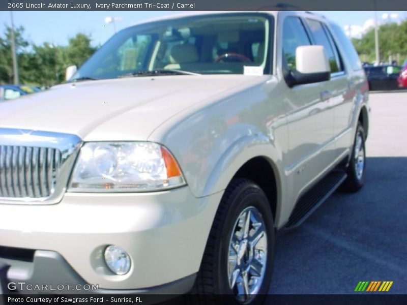 Ivory Parchment Tri-Coat / Camel 2005 Lincoln Aviator Luxury