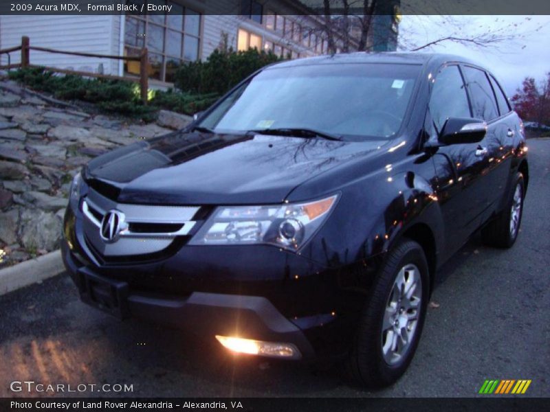 Formal Black / Ebony 2009 Acura MDX