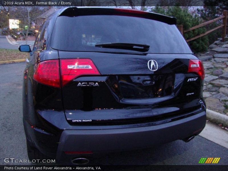 Formal Black / Ebony 2009 Acura MDX