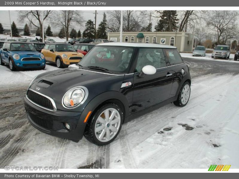 Midnight Black / Black/Grey 2009 Mini Cooper S Hardtop