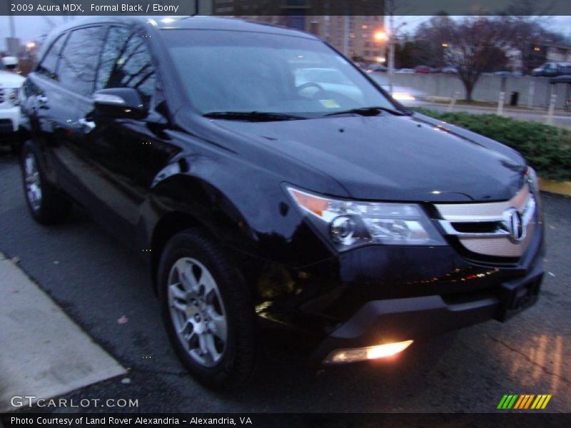 Formal Black / Ebony 2009 Acura MDX