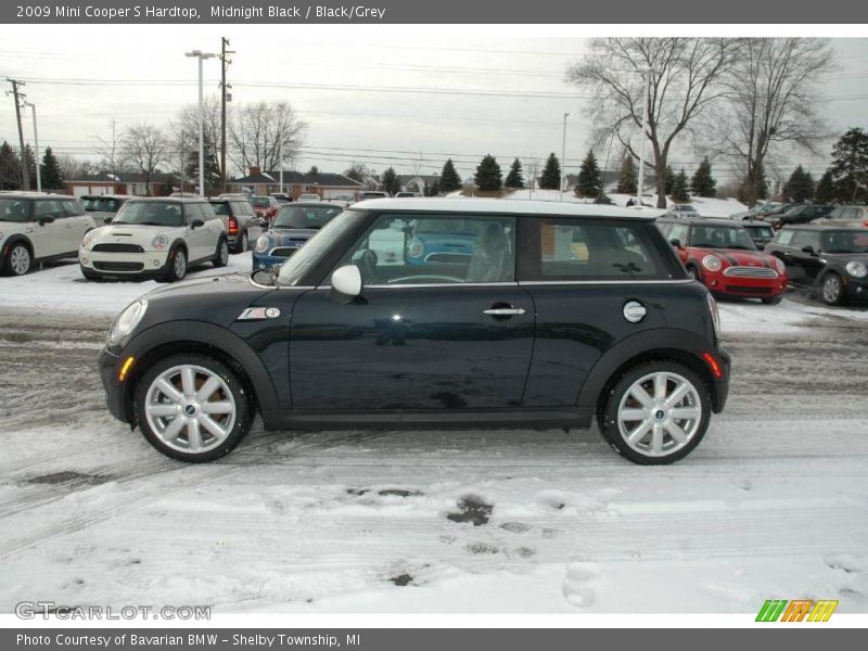 Midnight Black / Black/Grey 2009 Mini Cooper S Hardtop
