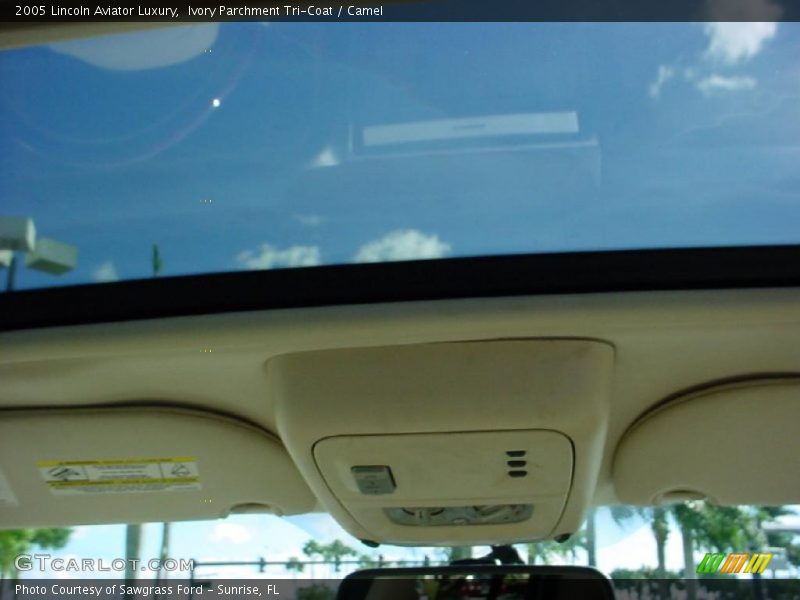 Ivory Parchment Tri-Coat / Camel 2005 Lincoln Aviator Luxury