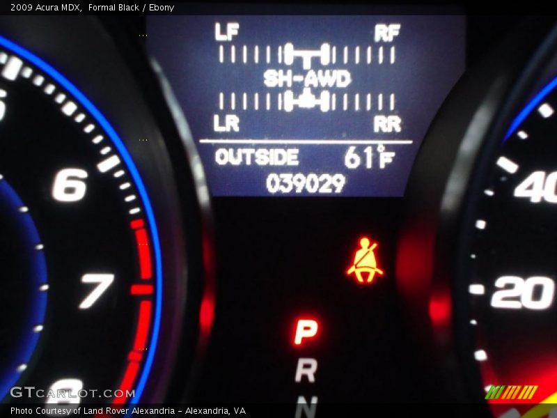 Formal Black / Ebony 2009 Acura MDX