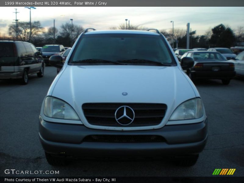 Polar White / Grey 1999 Mercedes-Benz ML 320 4Matic