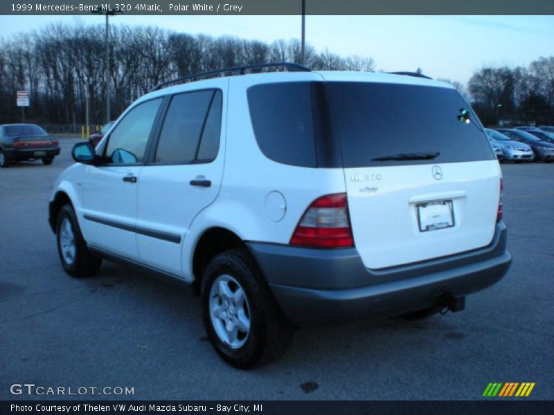 Polar White / Grey 1999 Mercedes-Benz ML 320 4Matic