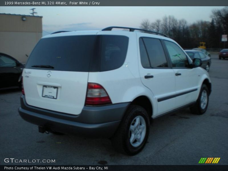 Polar White / Grey 1999 Mercedes-Benz ML 320 4Matic