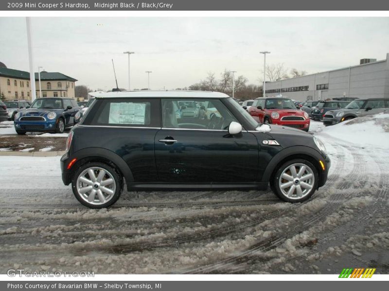 Midnight Black / Black/Grey 2009 Mini Cooper S Hardtop