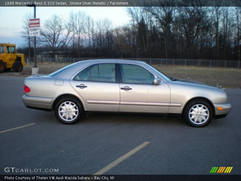 Smoke Silver Metallic / Parchment 1998 Mercedes-Benz E 320 Sedan