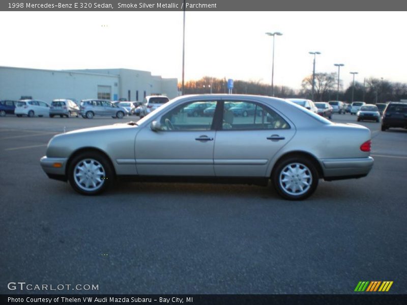 Smoke Silver Metallic / Parchment 1998 Mercedes-Benz E 320 Sedan