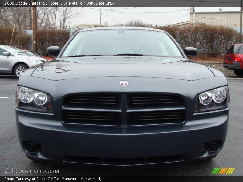 Steel Blue Metallic / Dark Slate Gray 2008 Dodge Charger SE