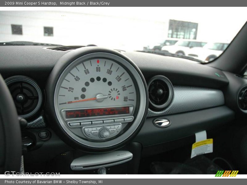 Midnight Black / Black/Grey 2009 Mini Cooper S Hardtop