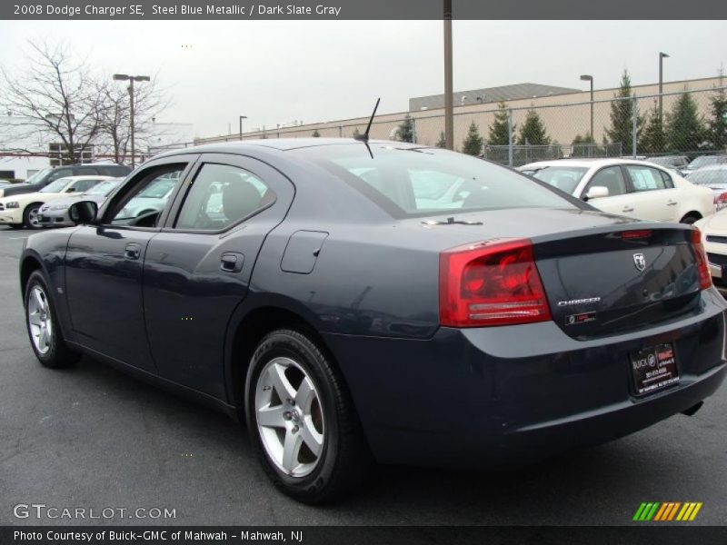 Steel Blue Metallic / Dark Slate Gray 2008 Dodge Charger SE